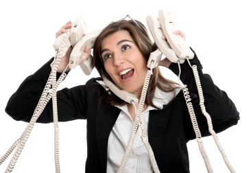 Job skills woman on phone