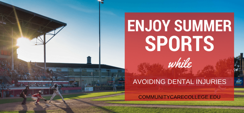Enjoy Summer Sports - Baseball field