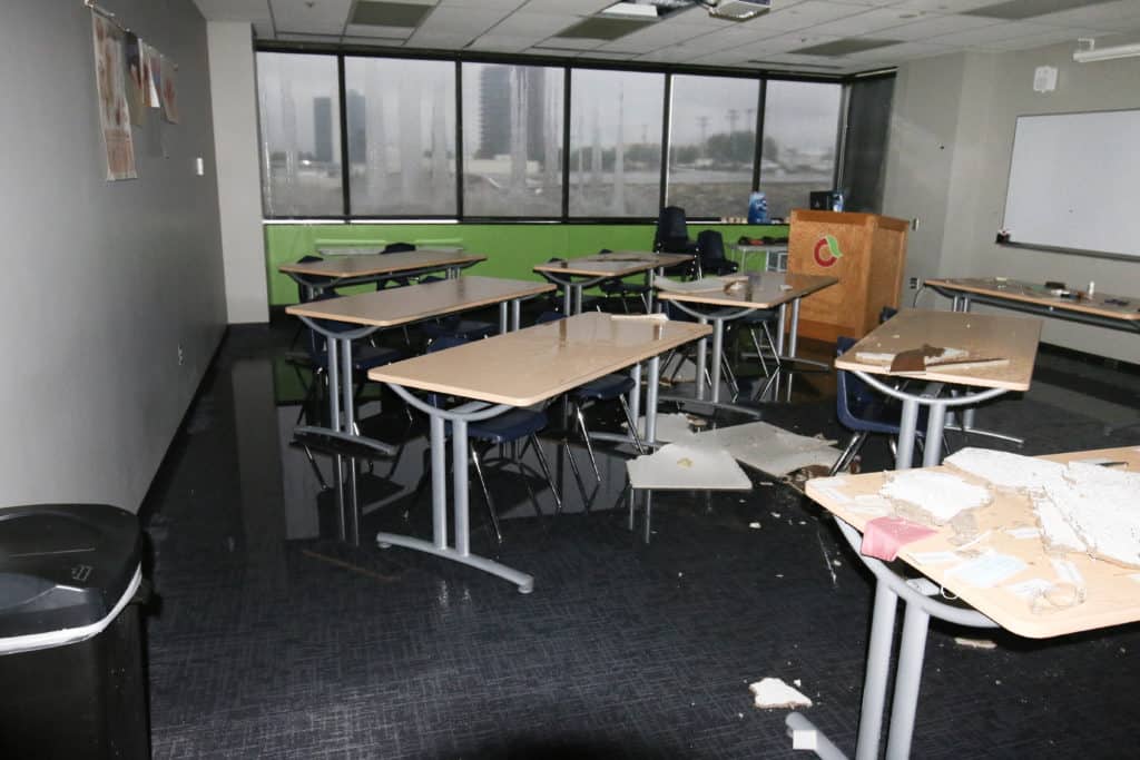 2017 Tornado Damage at Community Care College Classroom