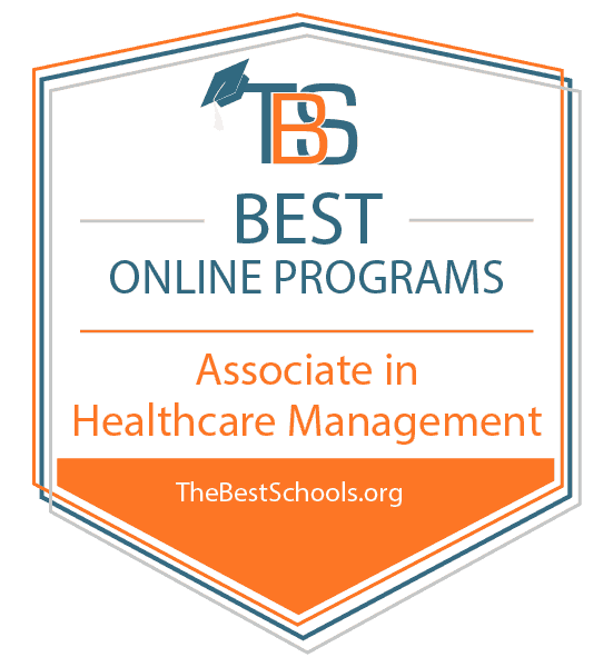 Best Online Programs - Associate in Healthcare Management Award